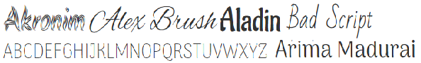alt=‘Sample Fonts image’