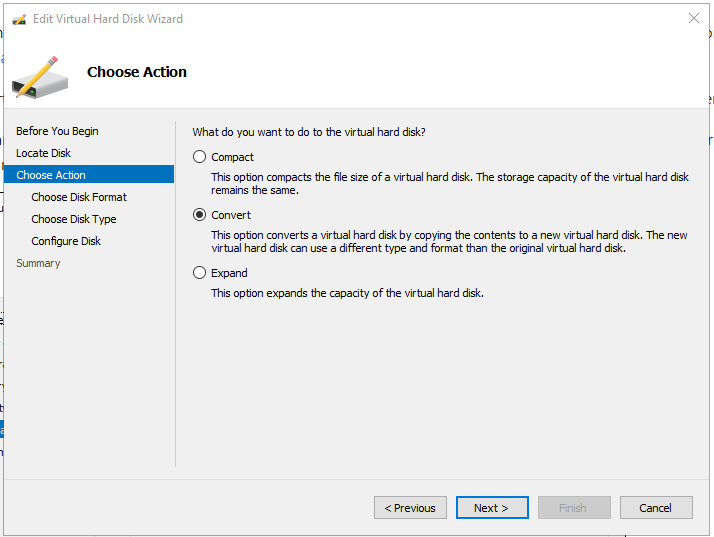 alt=‘Hyper-V Choose Action Convert’