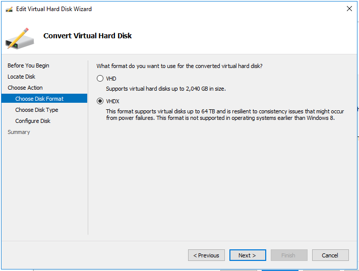 alt=‘Hyper-V VHDX format type’