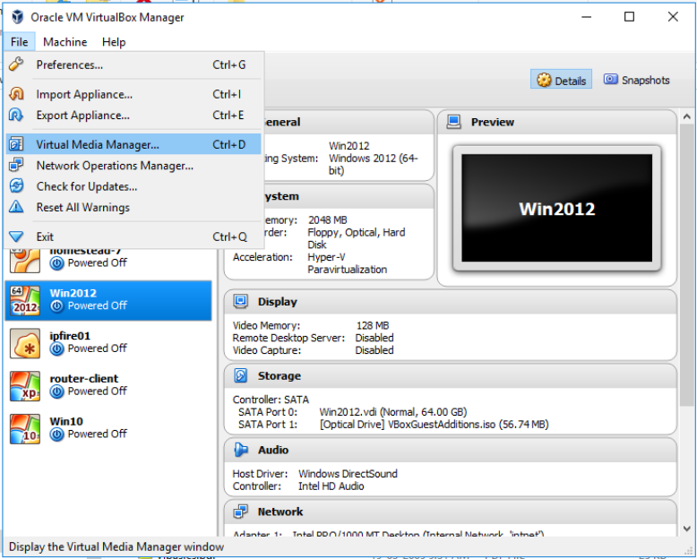alt=‘VirtualBox Manager’